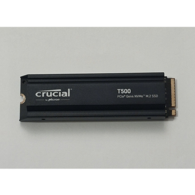 Crucial T500 2TB PCIe Gen4 NVMe M.2 SSD with Heatsink - 100