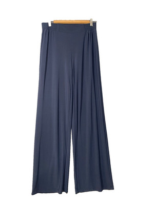 IMAN Global Women's Chic Runway Jersey Pull-On Pant Navy Size Medium