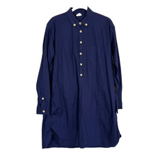 RTH Womens Dress Long Sleeve Shirt Navy Size 0 Made In USA