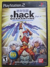 .hack Part  4 Quarantine PS2 Bandai 2004 Both discs unscratched Manual included