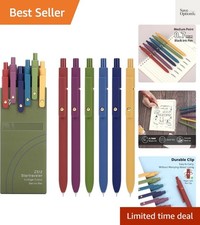 Gel Pens, 6pcs 0.7mm Fine Point Black Ink, Smooth Writing Pens for Journaling...