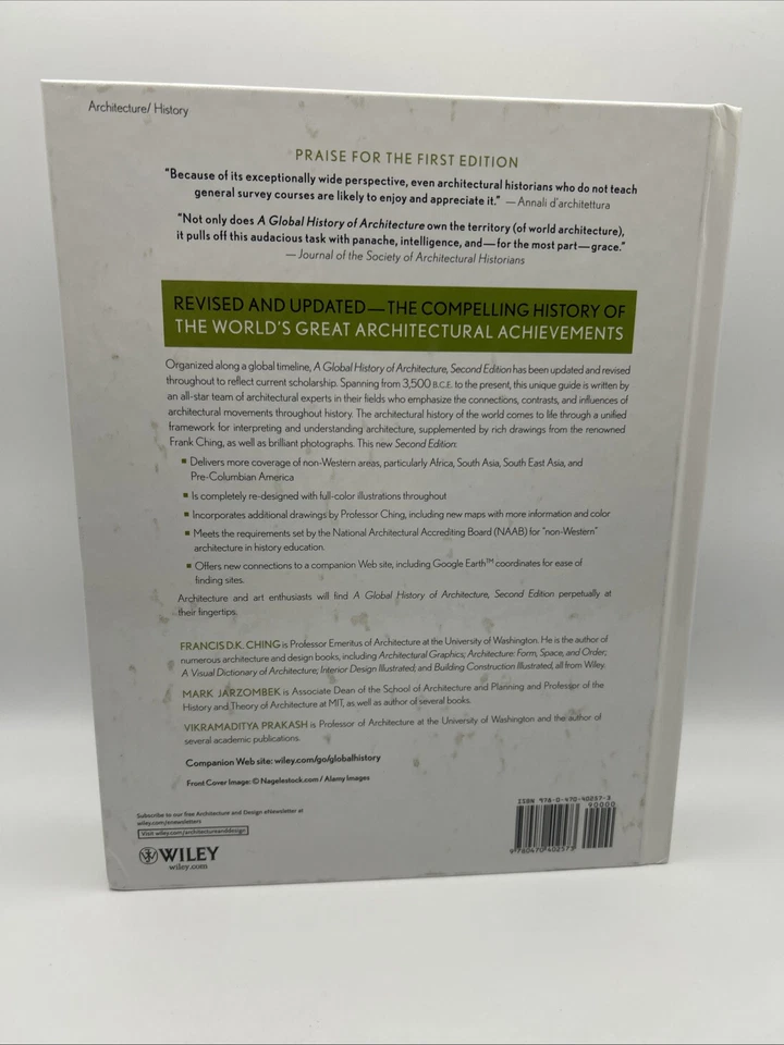 A Global History Of Architecture 2nd Edition (Hardcover) 2011 - Image 2 of 4