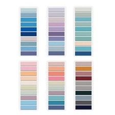 Lysas 1200 Pcs Morandi Sticky Tabs, Translucent Book Tabs Page Markers