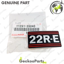 Toyota Genuine 4Runner Pickup Celica 22R-E Valve Cover STIcker Decal 22R-E OEM