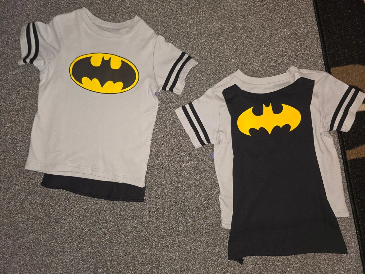 Batman Not A Morning Person Toddler Boy's Black T-shirt-3t