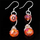 earrings crystal woman new