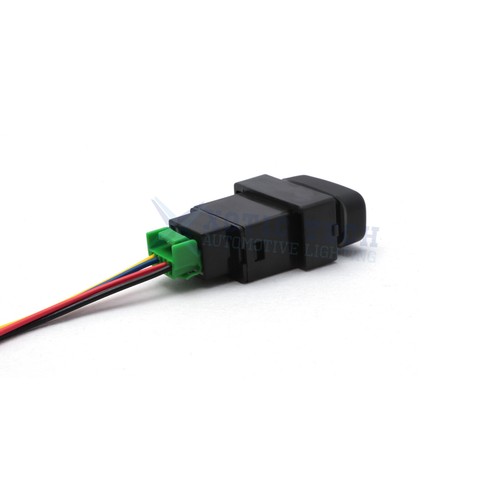 Factory Style 4-Pole 12V Push Button Switch w/LED Indicator Light For Mitsubishi - Bild 10 von 12
