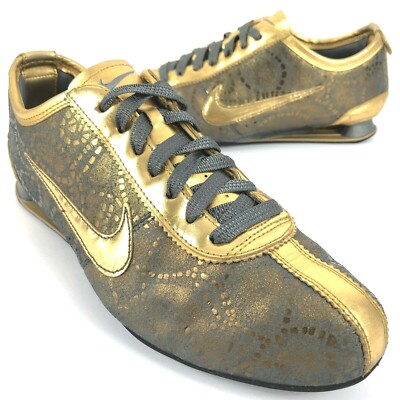 Rare Nike Shox Rivalry Premium Gold Training Shoes Womens Size 8.5 316327-071 | eBay