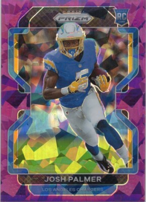 2021 Panini Prizm - Rookie Josh Palmer #359 Purple Ice Prizm /225 (RC)