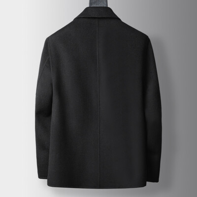 Double-sided Wool Jacket Men's Short Lapel Wool Jacket High Double-sided Wool Jacket Men's Short Lapel Wool Jacket High