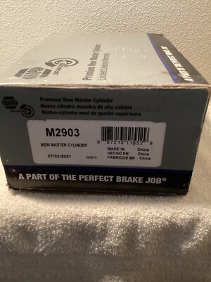 Napa Master Cylinder M2903(A4)