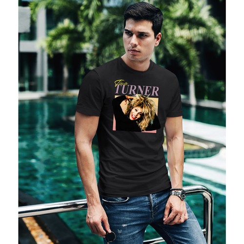 Tina Turner Mens T-Shirt Tribute Music Singer Dance Rock 2025 Legend Gift Tshirt - Picture 5 of 22