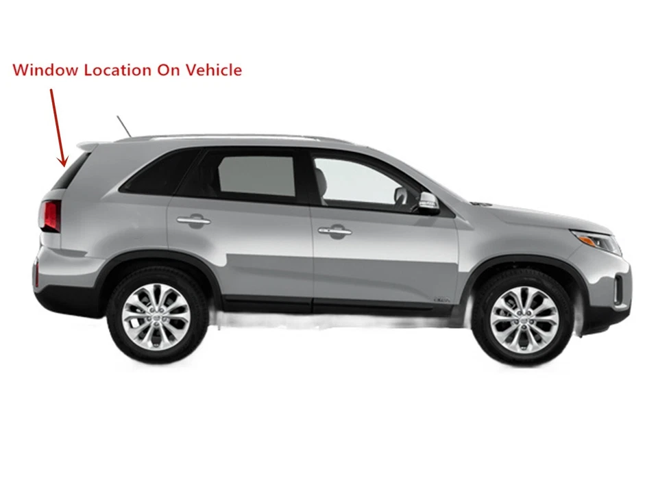 Fits 2014-2015 Kia Sorento Rear Back Window Glass Heated Privacy Tinted Foto 4 de 4