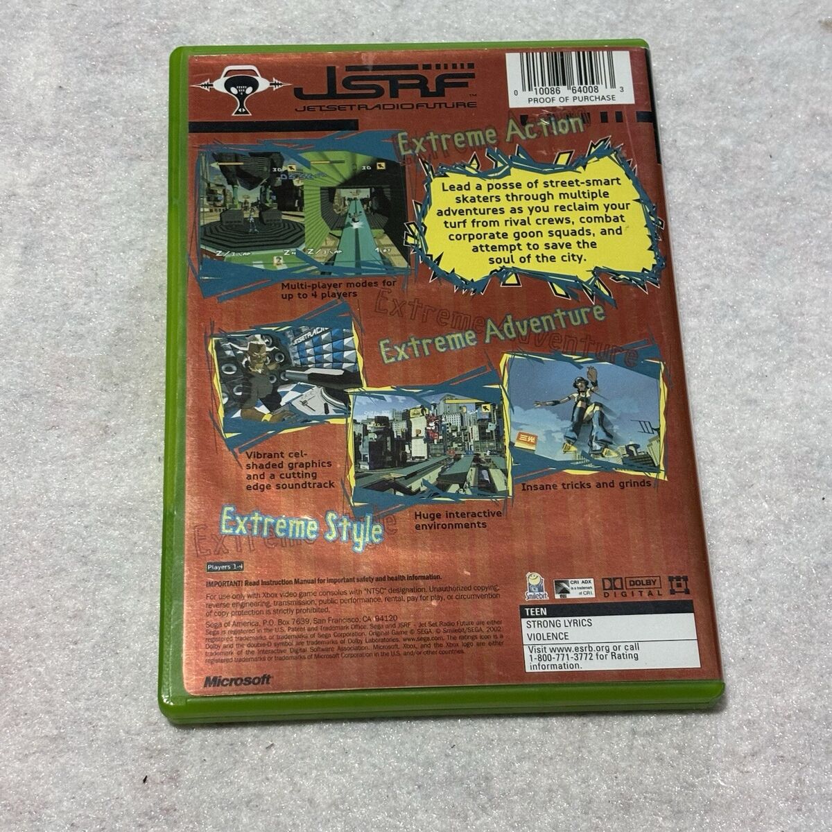 Xbox - xbox★JSRF JETSET RADIO FUTURE 海外版 xbox☆JSRF JETSET RADIO FUTURE 海外版