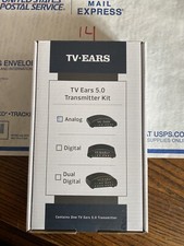 TV Ears Analog Wireless Transmitter Only Black Ver 5.0