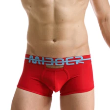 ZONBAILON Men's Underwear Sexy Front and Back Hollow Cotton Breathable Boxer