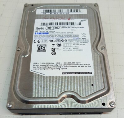 1tb Samsung Hd103sj Ata Samsung HD103SJ 1TB RPM SATA Hard Drive