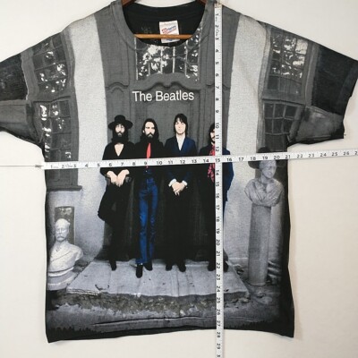 Vintage T Shirt 90s The Beatles Hey Jude All Over Print AOP Size