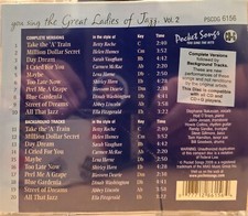6156 JAZZ POCKET SONGS KARAOKE CDG LOT MI