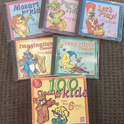 100 More Classics For Kids (Audio CD, 5 Disc) Time Life Music 6 Hours