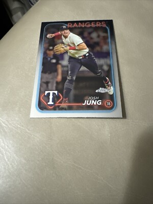 2024 Topps Chrome Base #214 Josh Jung  - Texas Rangers