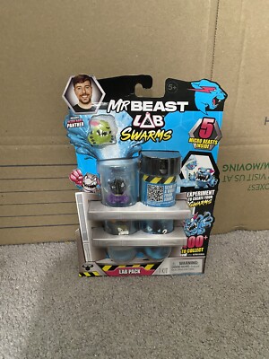 2024 NEW MR BEAST LAB SWARMS 5 Micro Beasts Lab Pack 1'' Figures