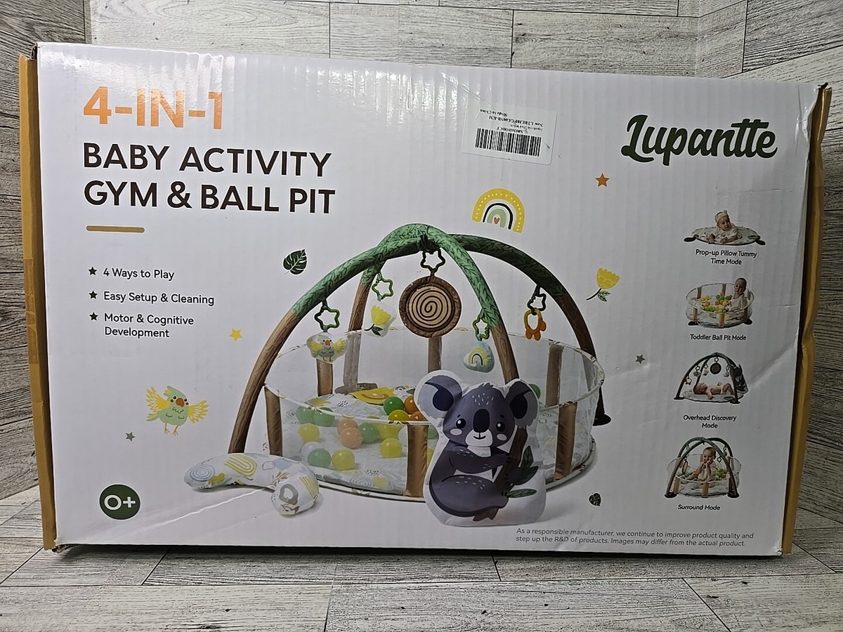 4-In-1 Baby Play Gym, Activity Gym Ball Pit