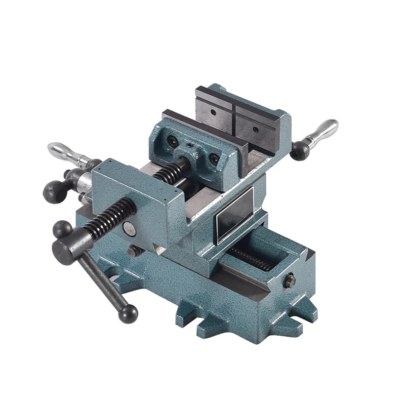 Heavy-Duty Precision Cross-Nose Pliers Bench Vise Two-Way Movable Vise Table