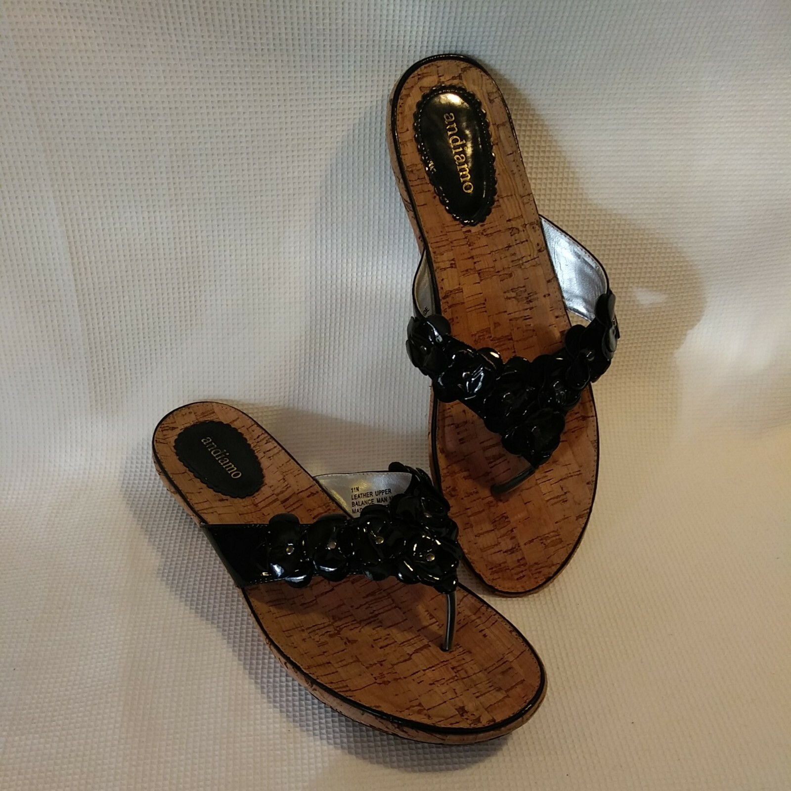 Andiamo Floral Thong Sandal Size 11N Super Cute! eBay