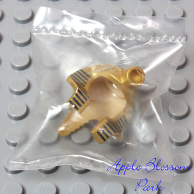 NEW Lego Minifig Pharaoh's Quest AMSET-RA HEAD DRESS - Mummy Gold Hat Gear 7327