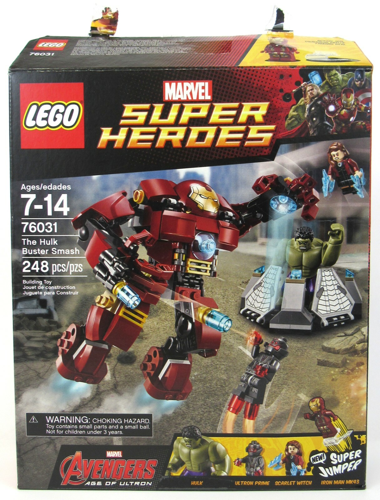 the hulkbuster lego set