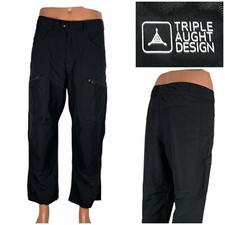 Triple Aught Design TAD Mens 34 X 27 (actual) Pants Black Made In USA Nylon