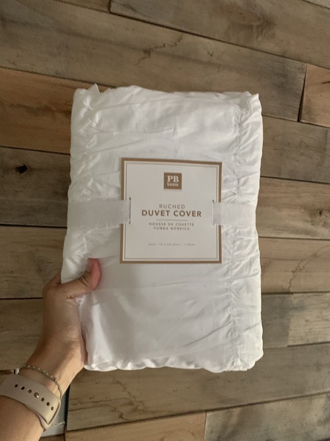 Pottery Barn Teen Pbteen Cameron Paisley Ruched Cotton Duvet Cover