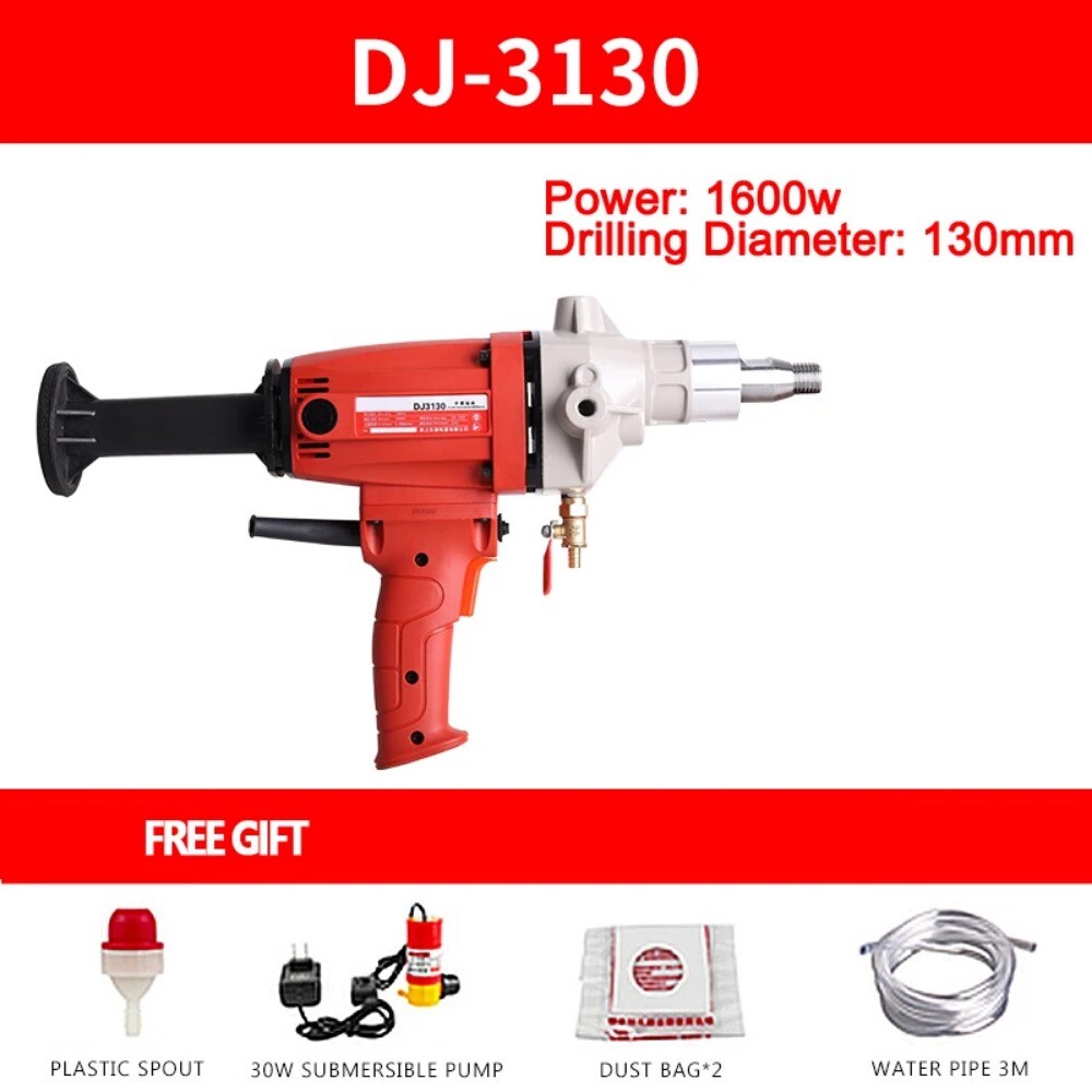 220V Handheld Diamond Core Drilling Machine Dry/Wet Diamond Core Drill