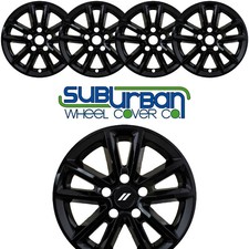 2013-2019 Dodge Journey 7252-gb 17 10 Spoke Gloss Black Wheel Skins Set4