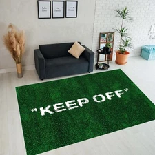 Keep Off Carpet, Keep Off Rug, Green Keep Off Carpet, Green Keep Off Rug