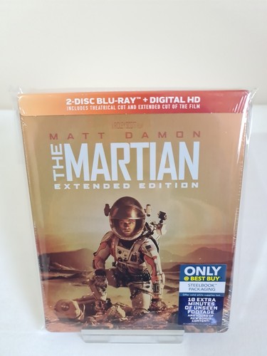 THE MARTIAN BLU-RAY EXTENDED EDITION STEELBOOK, DISPATCH SAME DAY - Imagen 11 de 12