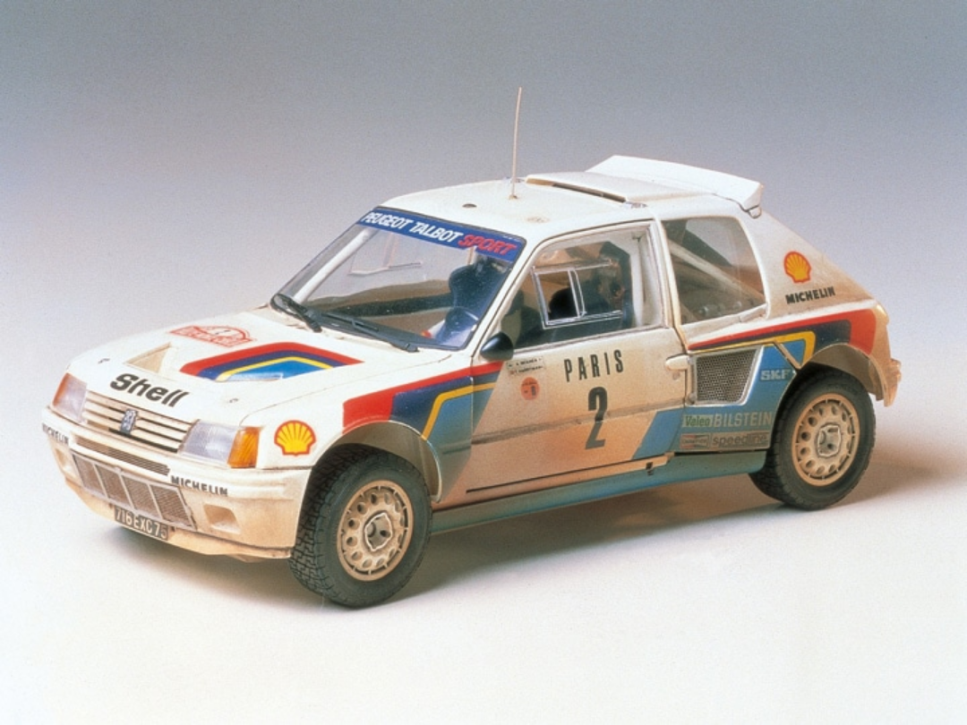 TAMIYA 1/24 Peugeot 205 Turbo 16 Works Rally Sport Car Series #54