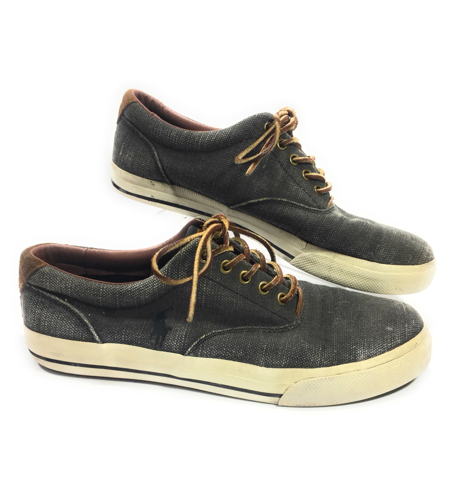 POLO Ralph Lauren Men's Gray Canvas 