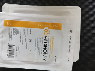 48 MEDIHONEY WOUND AND BURN DRESSING 4''x5''
