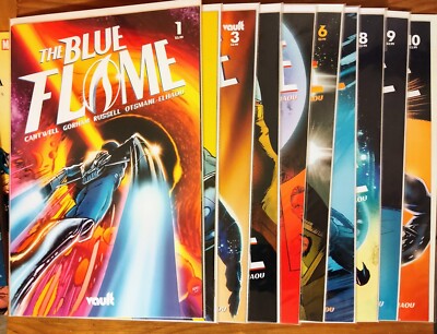 The Blue Flame Complete #1-10 Christopher Cantwell, Vault Comics Cover A 2021