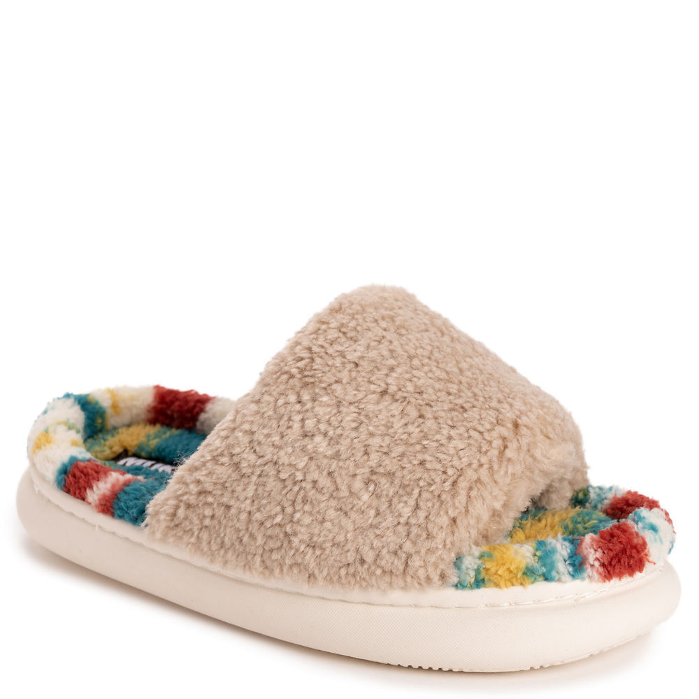 Женские тапочки MUK LUKS Marsai Slipper - КоричневыеРазноцветные 3490₽