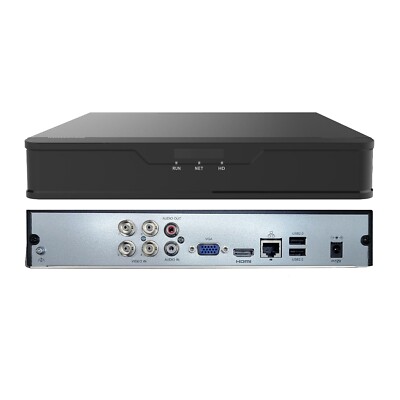 1PV DVR NVR 4 Channel 1080P HD 5 in 1 TVI/CVI/AHD/CVBS/IP Remote Monitor 1TB HDD