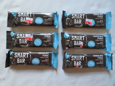 (6) Women's Best Smart Protein Bars Chocolate Fudge 2.12 Oz