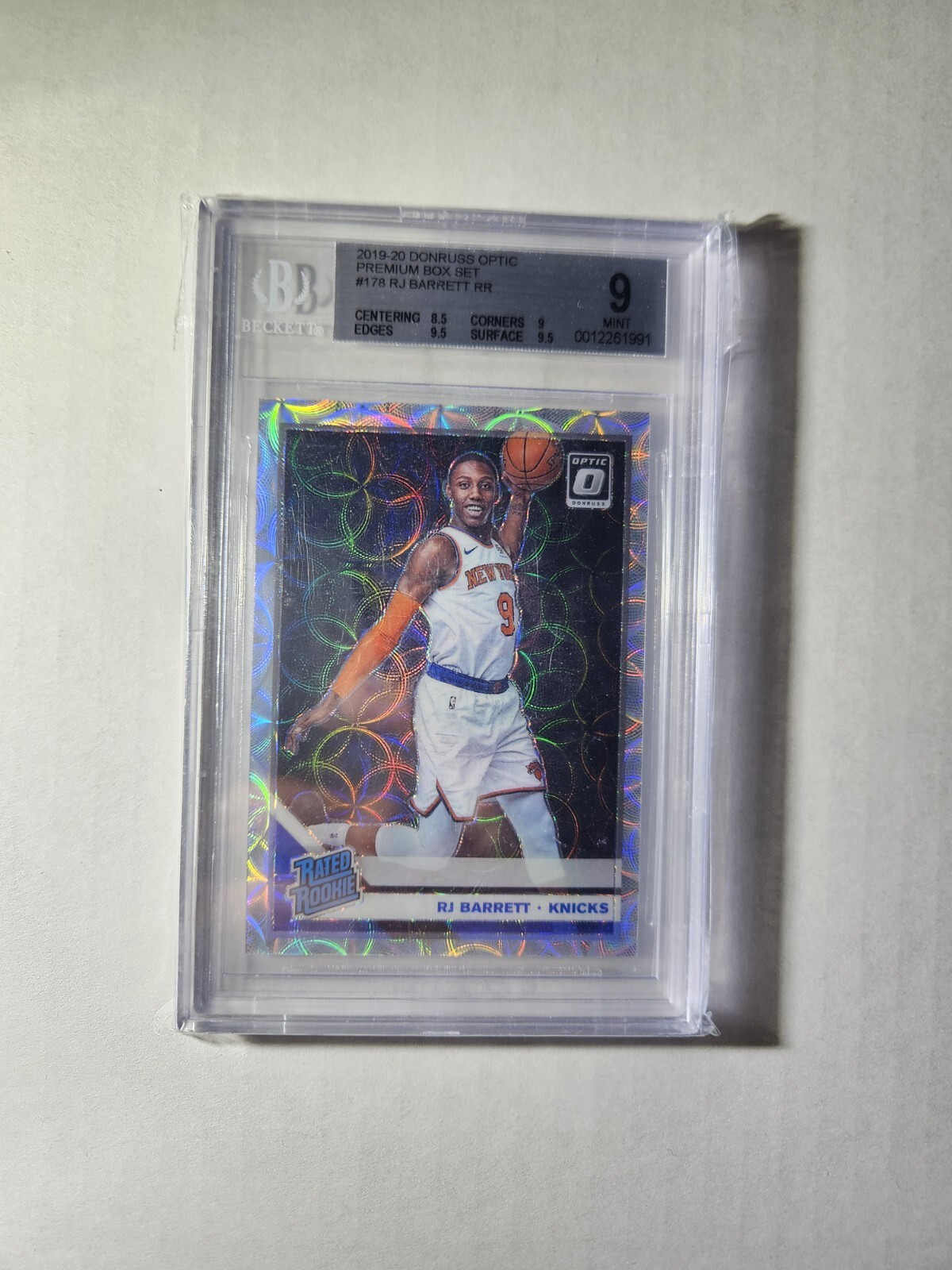 2019-20 RJ Barrett Donruss Optic Premium Box Set Rated Rookie #178 /249