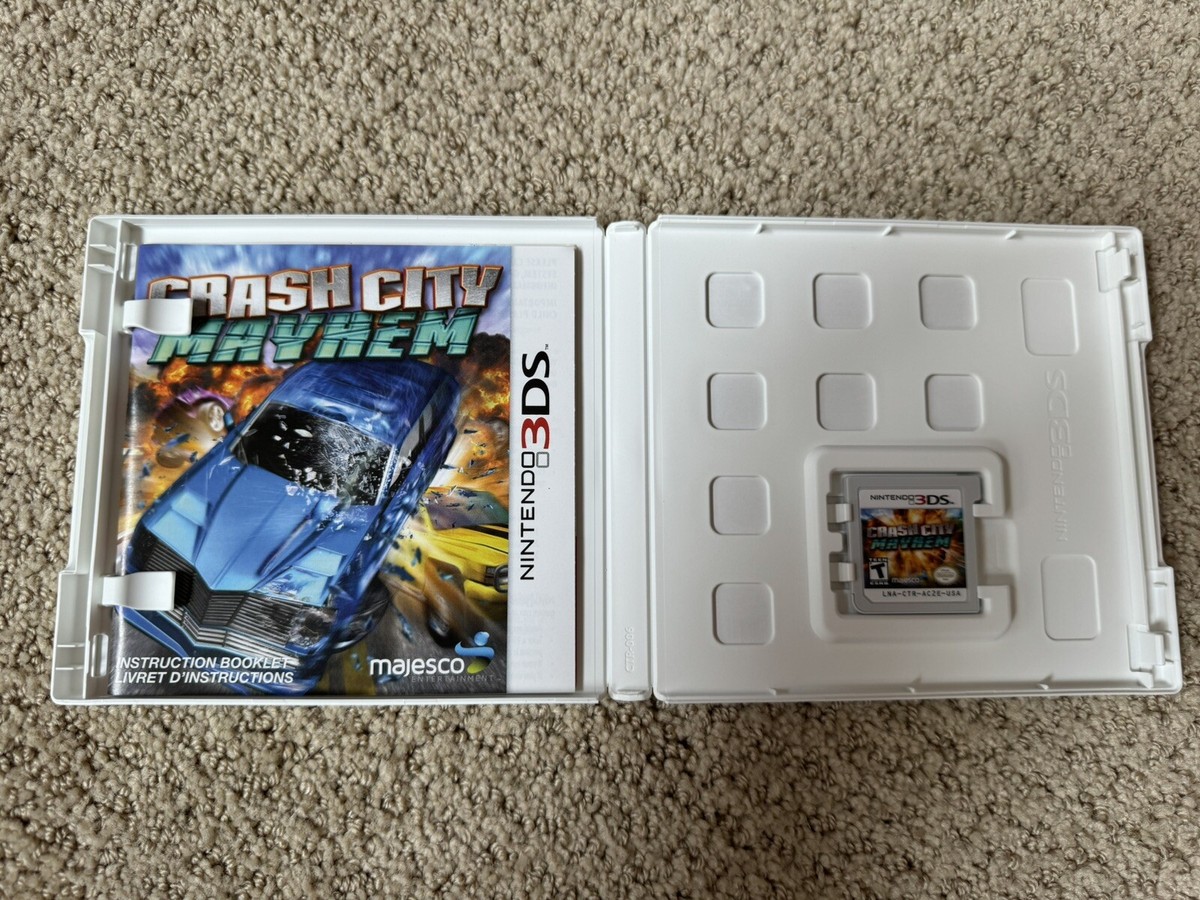 Crash City Mayhem (Nintendo 3DS, 2013) Authentic w/Case - 2DS XL