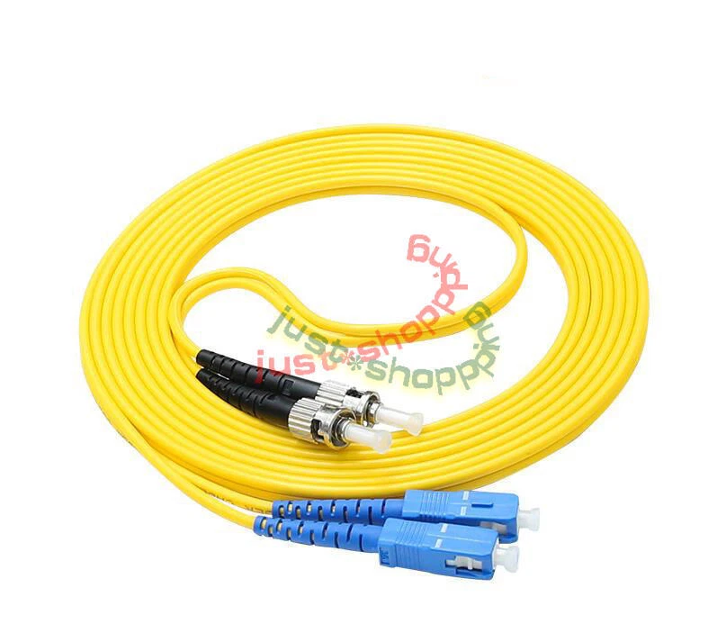 10 M SC to ST Fiber Optic Patch Cord Jumper Cable Single Mode Duplex 9/125 - Photo 1/1