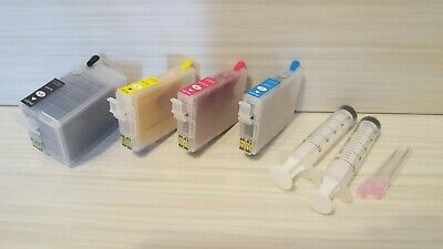 Sublimation Refill Ink Cartridges Auto Reset For Wf 7710 Wf 7720 Arc Ebay