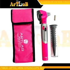 PREMIUM FIBER OPTIC Otoscope Examination LED Diagnostic ENT SET Kit-CE+EXTRA BLB