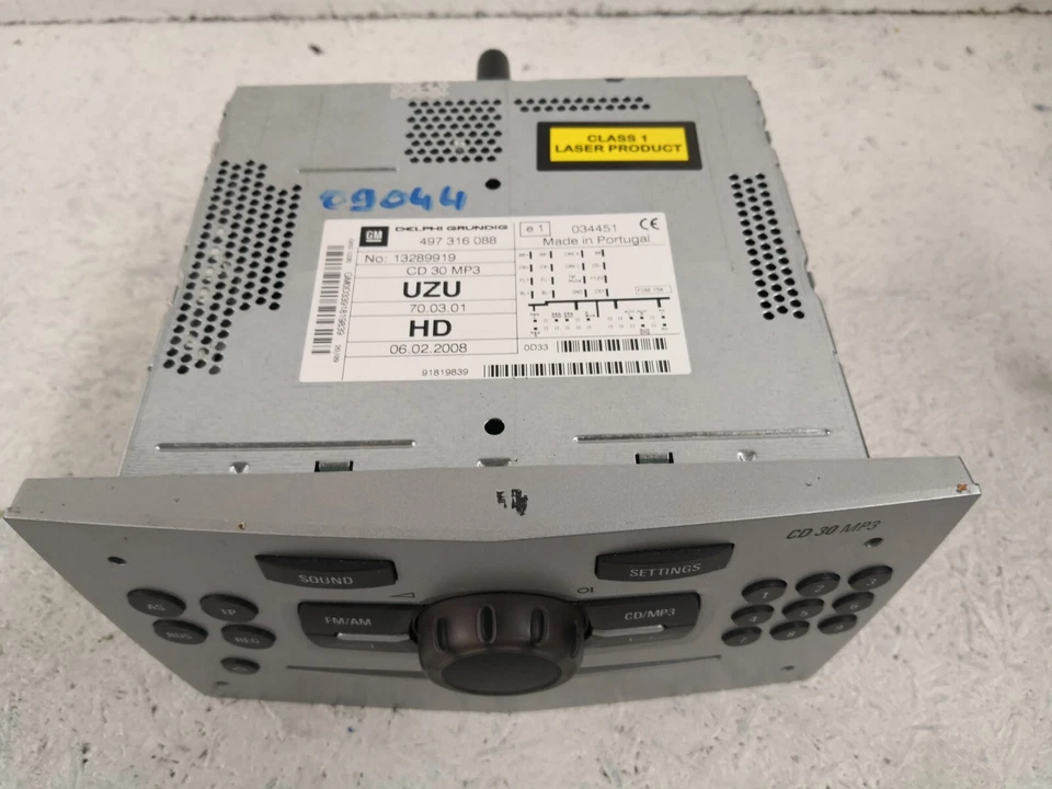 Autoradio CD-Radio mit Display  13289919  Corsa D Original Delphi #09044 - Bild 2 von 4